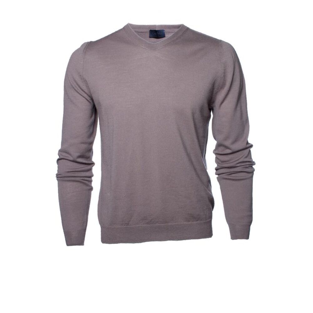Lanvin, grey wool v neck sweater